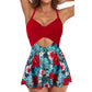 💥Last Day Special Sale 50% OFF🩱Women's Cutout One Piece Skirt Swimsuit