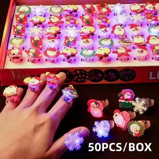🎅Early Xmas Sales - 50% OFF🎄✨LED Light Christmas Ring