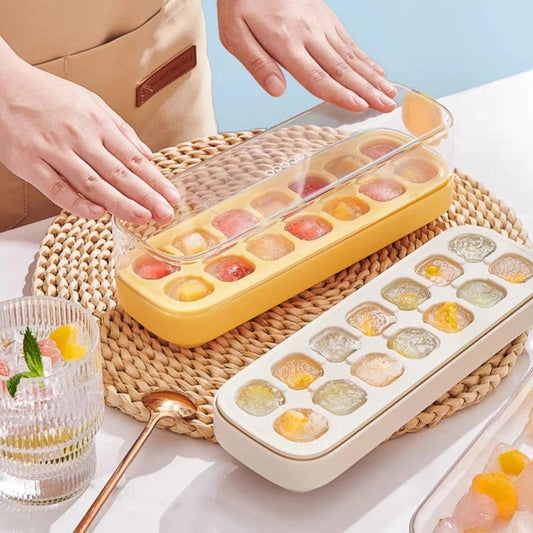 (🔥SUMMER HOT SALE 49% OFF) - 🧊Press-Type Silicone Ice Cube Trays