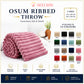 ⏳LAST DAY SPECIAL PRICE: ￡11.99!!🎁Super Soft Fur Ribbed Fleece Throw Blanket⛄🔥