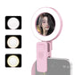 🔥Summer Hot Sale 49% OFF🔥Clip-on Selfie Ring Light with Three Colors Lights & Mirror