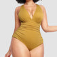 🏖️Last Day Special Price ￡12.99!!🔥Smart Sculpt Plunge Swimsuit Flatter Your Figure🩱