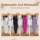 💃Last Day Special Discount❤️Women's Summer Casual Loose Solid Color Short-Sleeve Long Dress