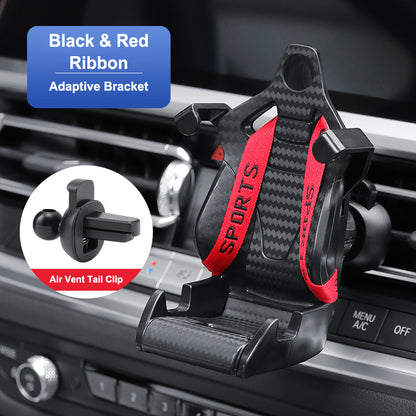 🔥HOT SALE 49% OFF🔥 - Carbon Fiber Sports Car Seat Phone Holder