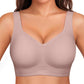 🏆LAST DAY SALE 50% OFF 🔥OEAK Women Jelly Bras Wirefree Full Coverage No Underwire Everyday Bras Comfortable Wireless Padded Tshirt Bra👍1
