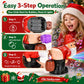 ⏳LAST DAY SALE ONLY ￡13.99!!🎅🎁🎁70% OFF!!!-Ready for Christmas!🎅 Santa Bubble Maker – one-click automatic bubbles with music & lights. Safe rounded edges, perfect Christmas gift for grandkids! 🫧✨
