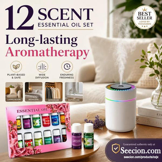 🌺12-Pack Water Soluble Essential Oils Set🌷The fresh scent lifts your mood!