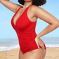 🏖️Last Day Special Price ￡12.99!!🔥Smart Sculpt Plunge Swimsuit Flatter Your Figure🩱