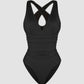 🏖️Last Day Special Price ￡12.99!!🔥Smart Sculpt Plunge Swimsuit Flatter Your Figure🩱