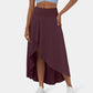 💃Summer Hot Sale 49% OFF🔥High Waisted High Low Ruffle 2-in-1 Flowy Quick Dry Casual Maxi Skirt