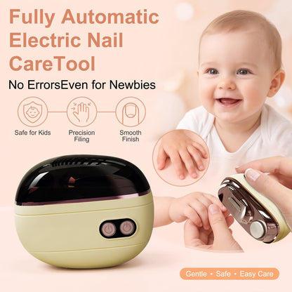 🔥LIMITED TIME PRICE: ONLY ￡11.99!!!🔥TrimPro™ 2-in-1 Smart Electric Nail Trimmer & Polisher for All Ages 👨‍👩‍👧‍👦 💅