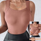 🏆Last Day Special Price ￡8.99!!💐Women's U Neck Thermal Tank Tops with Built-In Bra🌟💓