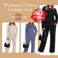 🔥LAST DAY SALE 70% OFF👍✨Women's Crew Neck Top & Drawstring Pants Set1