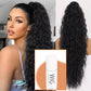💜LAST DAY PROMOTION⚡50K+ SOLD! 💜Curly Wavy Frizzy Hair Extension with Ponytail