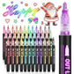 🎅Christmas Special Deals £7.95!!⚡50K+ SOLD!🎁🎨Double Outline Glitter Coloring Pen Set
