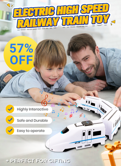 💖2025 Hot  Sale 50% OFF💖Electric Universal Simulation High Speed Railway Harmony Train Toy