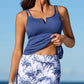 💃Summer Cool Deal-50% OFF🌊🎨Tummy Control Two-Piece Tankini Set