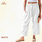 🌞Summer Hot Sale 49% OFF -👖Women's Linen Wide Leg Pants with Pockets