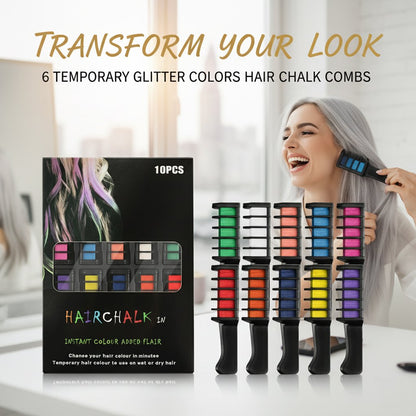 🎁Last Day Sale 49% OFF🎨✨Festive Fun Hair Chalk Combs