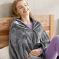 🎁🔥Christmas Sale-Up to 50% OFF❄️Portable Soft Zipper Electric Heated Blanket Shawl☀️Warm the entire winter