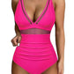 🌷 👙Meet Summer-50% OFF🏝️Mesh Tummy Control Swimsuit