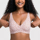 💗LAST DAY SALE 50% OFF⚡50K+ SOLD!💕 Jelly Wireless Womens Comfortable Wireless Bras Push Up Bralettes Seamless Tshirts Bras Deep V Everyday Bras