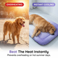 💖LAST DAY SALE ONLY￡9.99!!❄Pet Cooling Mat for Dogs & Cats 🐾 Naturally Cool Ice-Silk Pad • Breathable, Washable & Soft 🌿  For Floors, Sofas & Car Travel • Multiple Sizes • Gradient Colours ☀️🐶🐱