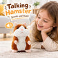 🐹 Last Day Special Price £12.99! Free Shipping！✨Talking Hamster Plush – repeats whatever you say, auto head-shaking, hilarious fun for kids & adults.🎁