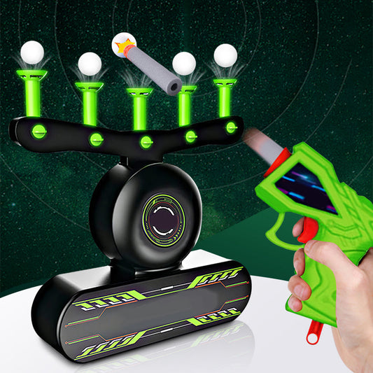 🎁Halloween early promotion 50% OFF💥🎃Glow-in-the-Dark Hovering Shooting Target Pistol Set
