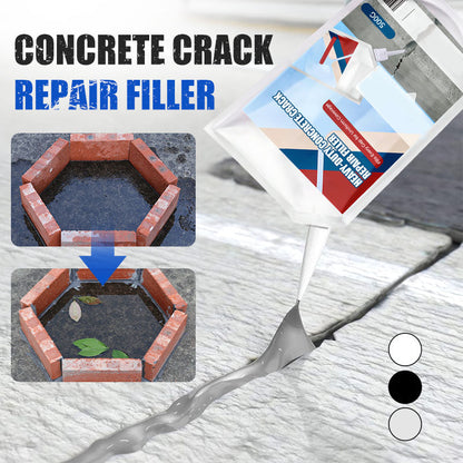 🛠️Limited Special Price 50% OFF! 🧱Extra-Strength New Formula Concrete Crack Repair Filler, Waterproof Heavy-Duty Crack Adhesive for Driveway, Patio & Wall Cracks