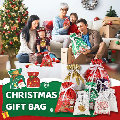🔥Christmas Sale 49% OFF🔥🎅The World’s Best Christmas Gift Bag With Drawstring🎁