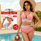 👙2026 New Type 49% OFF💥👙High Waisted Tummy Control Color Block Bikini Sets