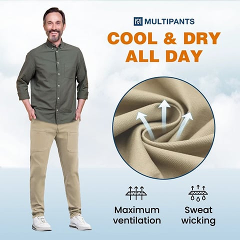 🔥Last day sale 50% OFF🔥👖MultiPants – High Stretch Multi-pocket Durable Cargo Pants