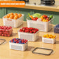 🍓✨ 3-PC Fruit Container Set – Removable Colander, Leak-Proof & Stackable