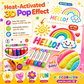 💥LAST DAY BUY 1 GET 1 FREE!!🎁🔮Magic Pen – Draw 3D with one stroke!🎄 DIY Bubble Popcorn Drawing Pens 🔥