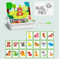 🎁Halloween promotion 50% OFF💓🎨Magnetic puzzle box for children with game and drawing board