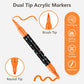 🎁🔥Hot Sale 50% KORTING🎨✨Dual-Tip Glitter Marker Pen✨