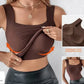 🏆Last Day Special Price ￡8.99!!💐Women's U Neck Thermal Tank Tops with Built-In Bra🌟💓