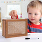 🎁2026 New Year 60% OFF🌟💷Retro Style Wooden Money Box with Counter Piggy Bank Handmade Saving Money Goal Piggy Bank
