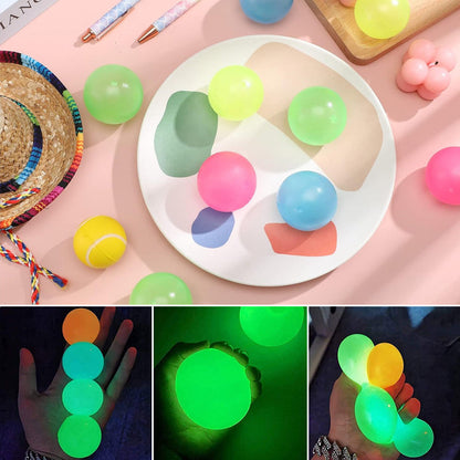 🌈LAST DAY BIG SALE 49% OFF - Glow in The Dark Sticky Balls