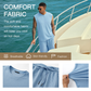 Mens 2 Piece Rib Knit Sweatsuit Summer Sleeveless Tank Top Baggy Wide Leg Pants Set