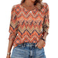 ☀️Summer Hot Sale 50% OFF🌼Blouses for Women Dressy Casual 3/4 Length Sleeve Womens Tops with Smocked Cuffs