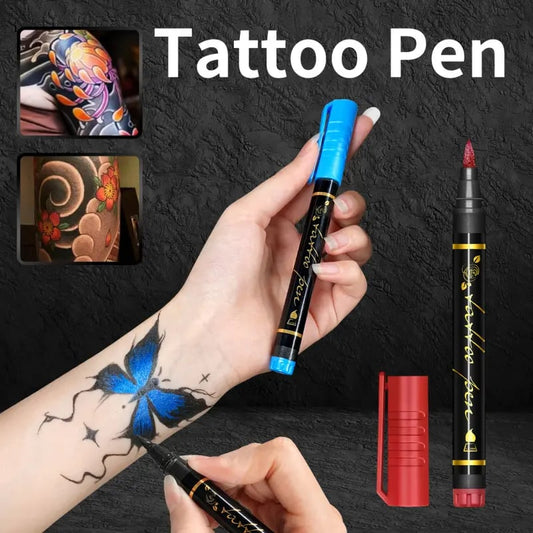 ⏰LIMITED SALE 70% OFF🎨Perfect For Unique Body Art🔥Temporary Tattoo Markers for Skin