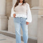 💥Hot Sales - 50% OFF🥰👖Vintage Wash Plus-Size Jeans — Stretchy & Straight Leg Fit✨