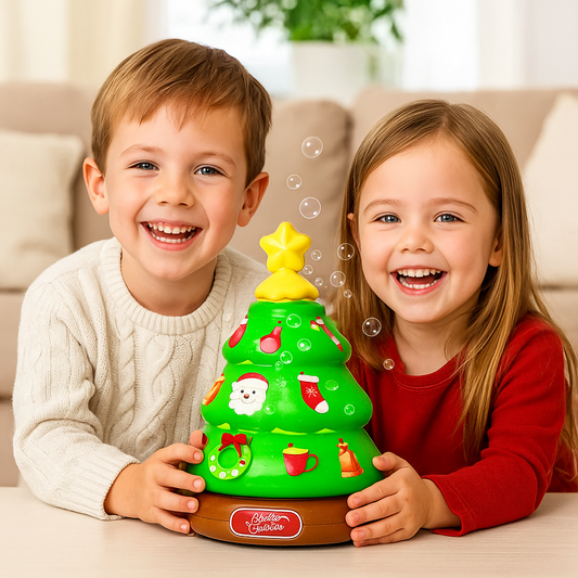 🎁🎅Christmas Special Sale - 50% OFF💝Music Bubble Christmas Tree with Stickers for Decorating