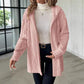 Women’s Fuzzy Sherpa Hooded Cardigan, Soft Plush Fleece Open Front Coat, Long Sleeve Mid-Length Relaxed Fit Jacket, Cozy Fall Winter Outerwear, Warm Teddy Jacket for Women❄️
