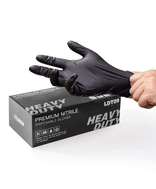 🔥HOT SALE 60% OFF🔥200/100/50PCS Black Nitrile Disposable Glove