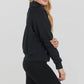 🔥Limited Time Sale-50% OFF💝Women's Oversized Half Zip Wide Leg 2 Piece Outfits Lounge Set
