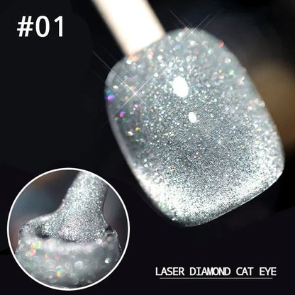 💅LAST DAY HOT SALE 49% OFF💎Laser Diamond Cat Eye Nail Polish