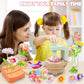 🔥Last day sale 50% OFF🔥Fabric Flower Bouquets Toys - Build Your Flower Bouquet, Arts & Crafts for 4 5 6 7 8 Year Toddler Girl, Educational Activity Preschool B-Day Gifts